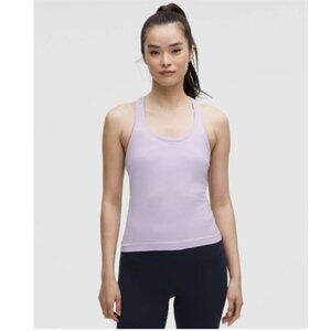 NWT Lululemon Swiftly Tech Racerback Tank, Waist Length, Lavender Frost | 8